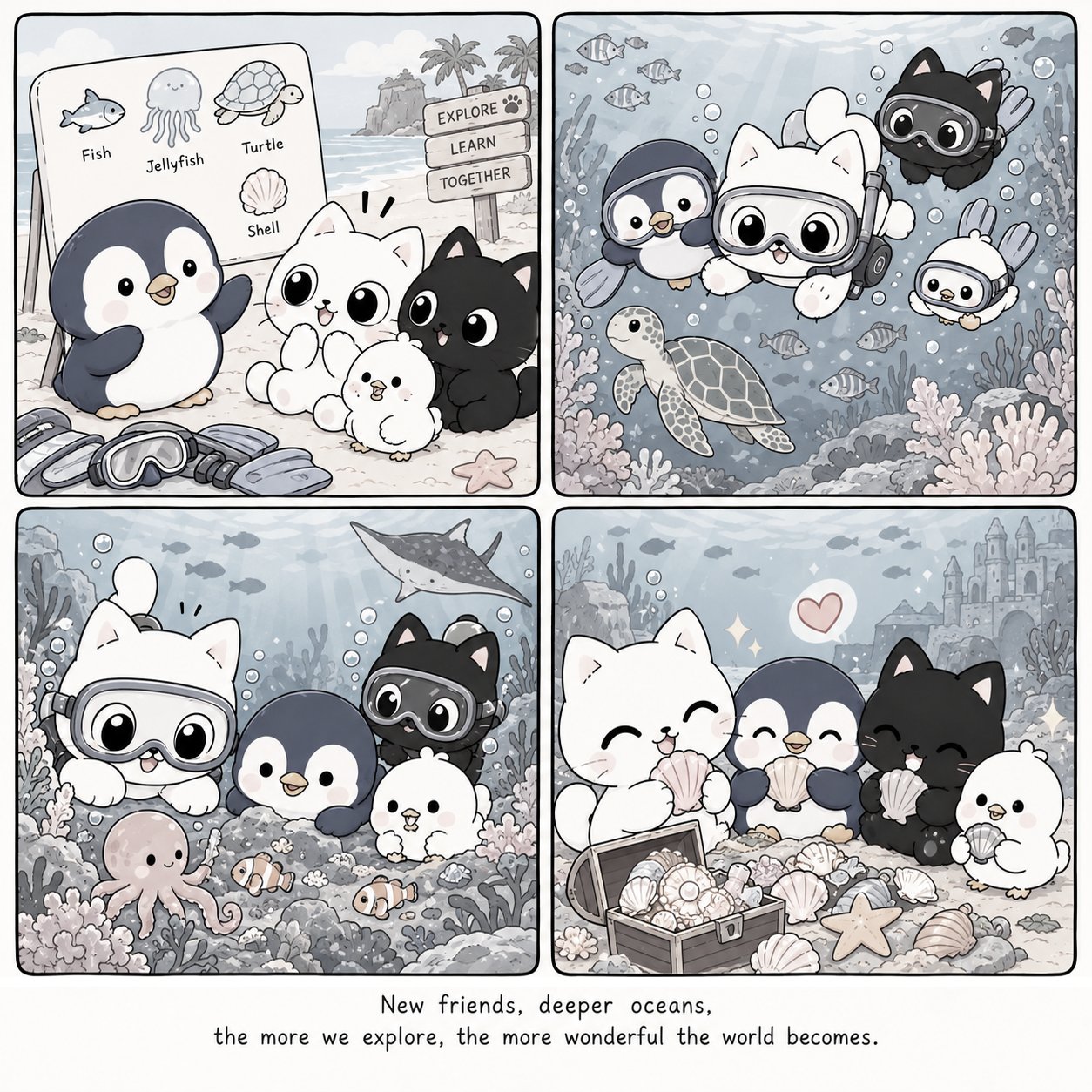 Explore Together adventure comic