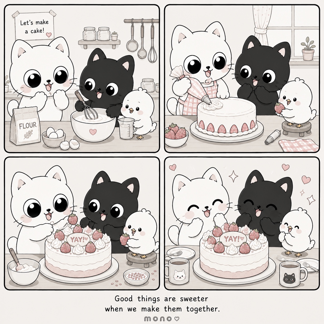 Cake Together baking comic
